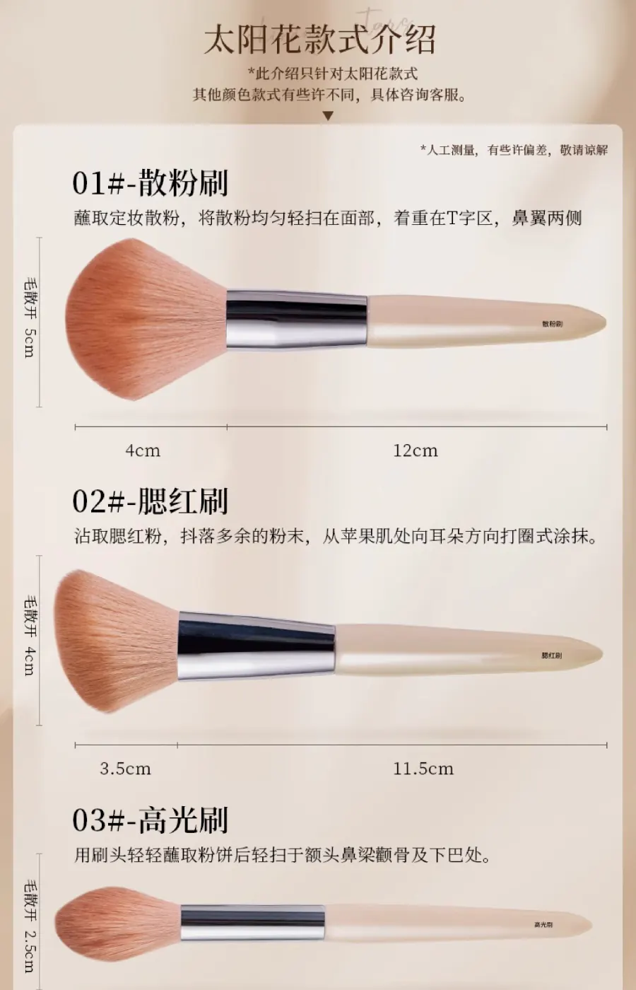 新手买刷具:先买哪几把最实用示意图